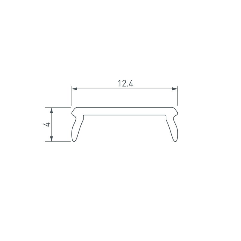 Экран Arlight 036047 300*1,3*0,4 см. Цена указана за 3 метра. Продается кратно 3 метрам.