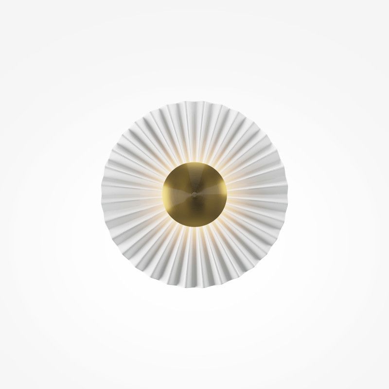 Бра 30*30*30 см, LED, 3000К, Maytoni Fiore MOD233WL-L11BS3K латунный