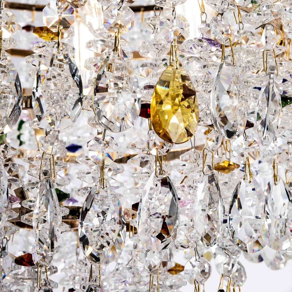 Подвесная люстра 60*60*105 см, Е14 12x40ВтW, Золото MODELUX ML.850.12