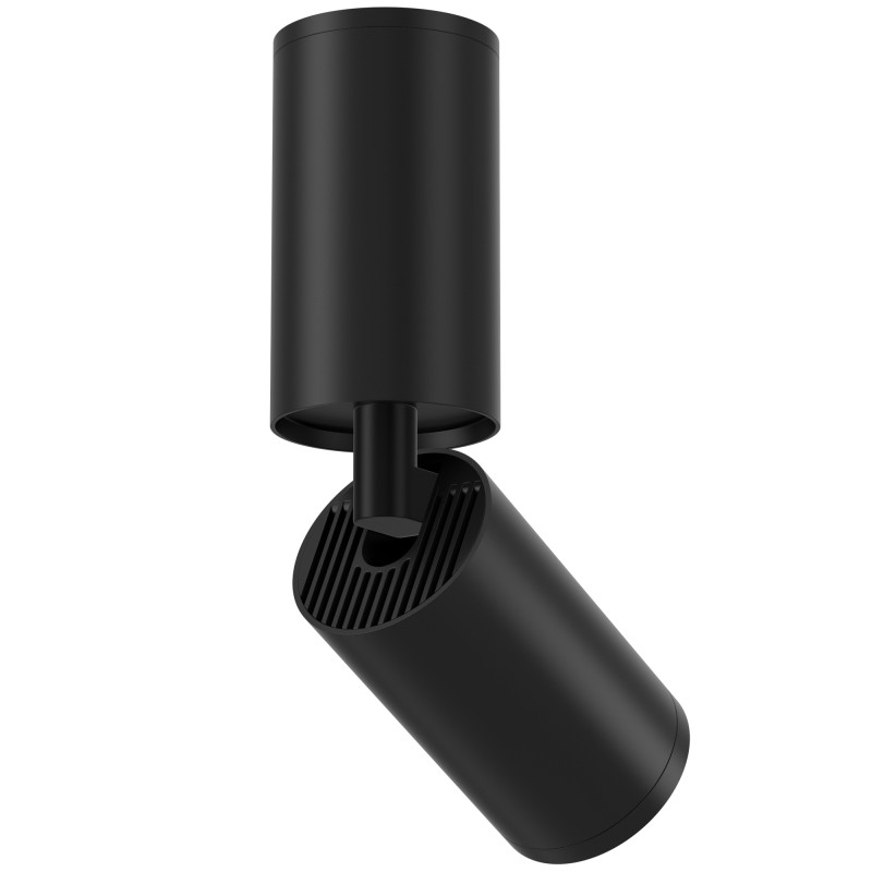 Светильник 5*5 см, GU10 10W, Maytoni Focus S C051CL-01B, черный