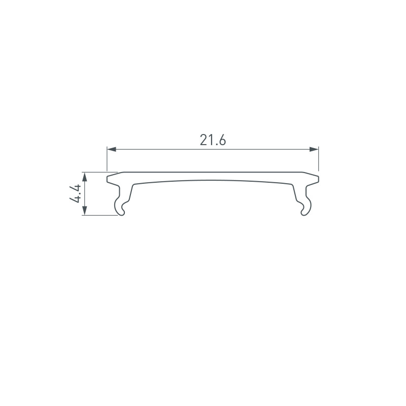 Экран Arlight 031734 200*2,2* см. Цена указана за 2 метра. Продается кратно 2 метрам.