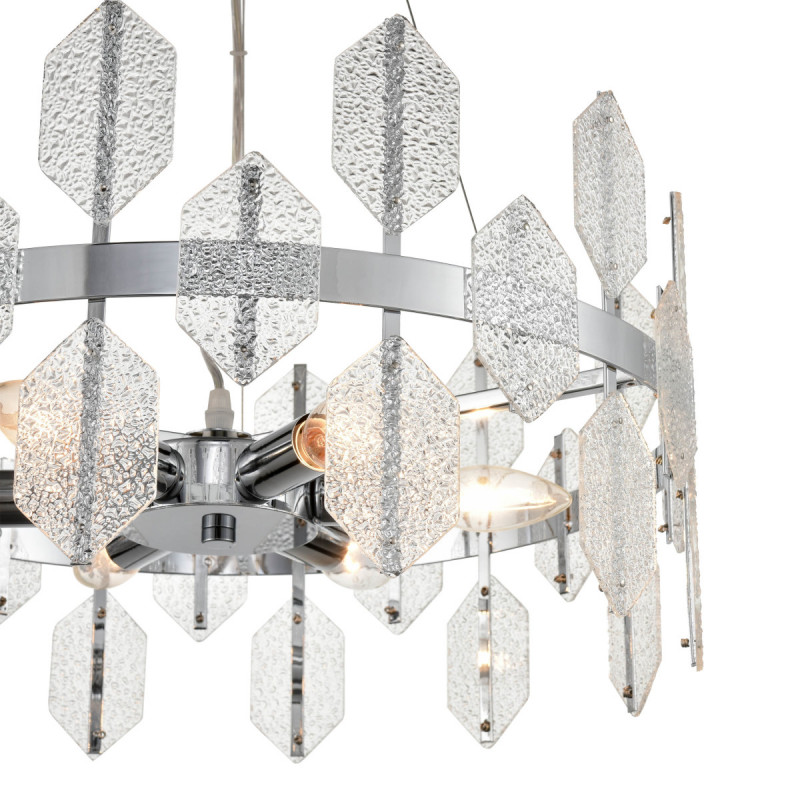 Подвесная люстра  48*120 см, 6*E14 хром Vele Luce Polaris VL4153P16