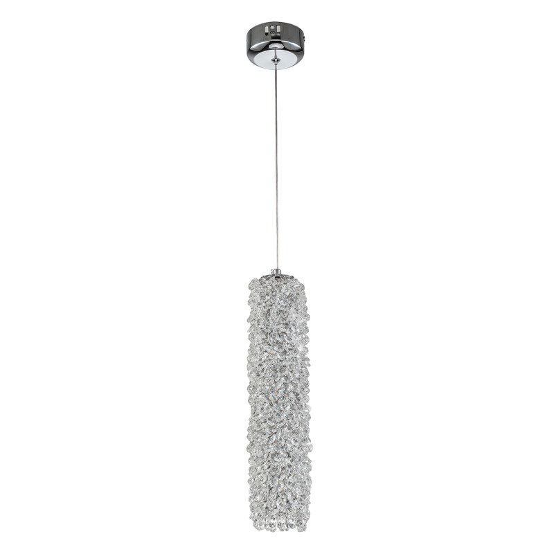 Подвесной светильник 9 см, 19W, 3000K, Indigo Sonna V000079L, хром, 12037/A/1P Chrome