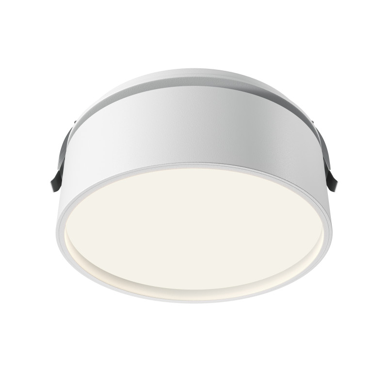 Встраиваемый светильник 12*12*6,6 см, LED, 18W, 4000К, Maytoni Technical ONDA DL024-18W4K-W белый