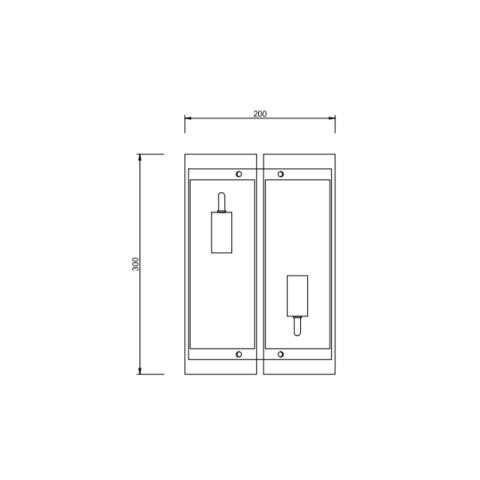 Бра 17*20*30 см, 2*E14 хром Vele Luce Tivoli VL5073W12