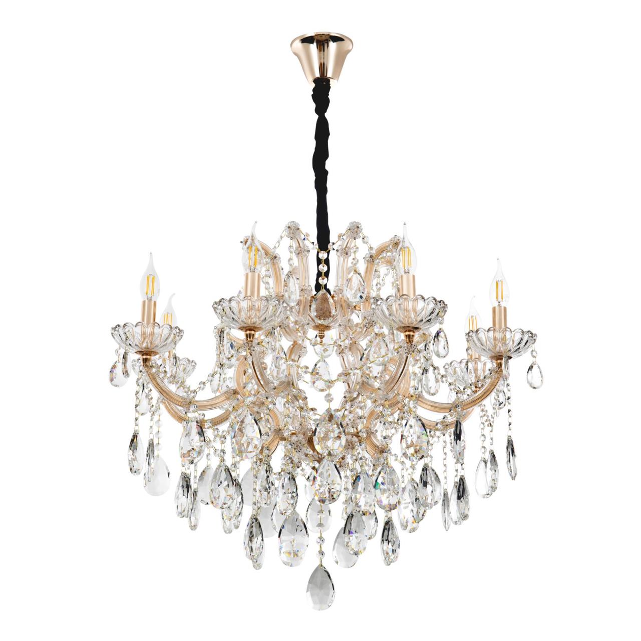 Подвесная люстра 72*72*98 см, Е14 8x40W, Золото MODELUX premium ML.7003.8P