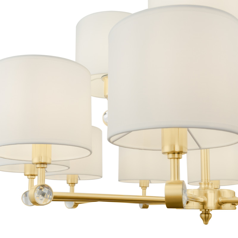 Подвесная люстра Maytoni Alloro MOD088PL-15BS, диаметр 90 см, латунь