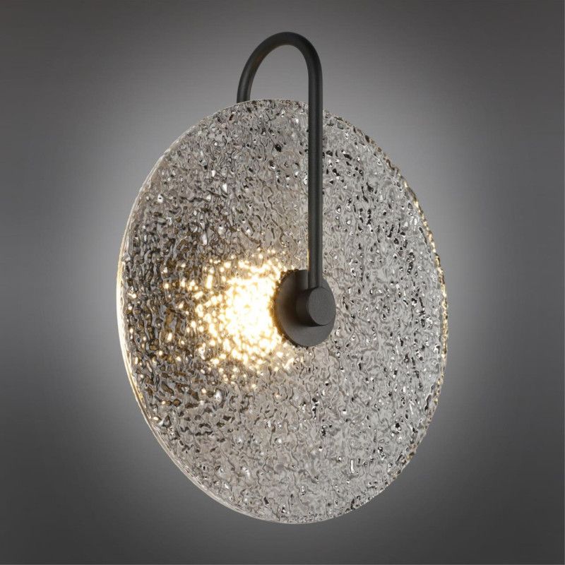 Бра 12*28*33 см, 1*LED, 5W, 3000K, Aployt Luca APL.329.31.05, черный