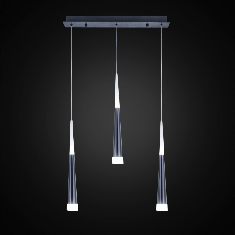 Светильник подвесной 55*9*160 см LED*21 W, 3000 К Citilux Вегас Черный CL227031