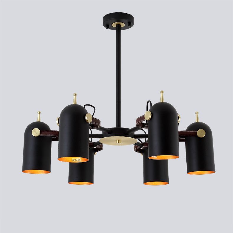 Люстра на штанге BULLET B D70 70*70*40 см, 3*E27*60W, ImperiumLoft BULLET-B01, Чёрный