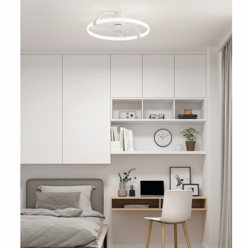 Светильник *74,1*21 см, LED *  55W, 3000К-6000К Mantra Nepal 7801, белый