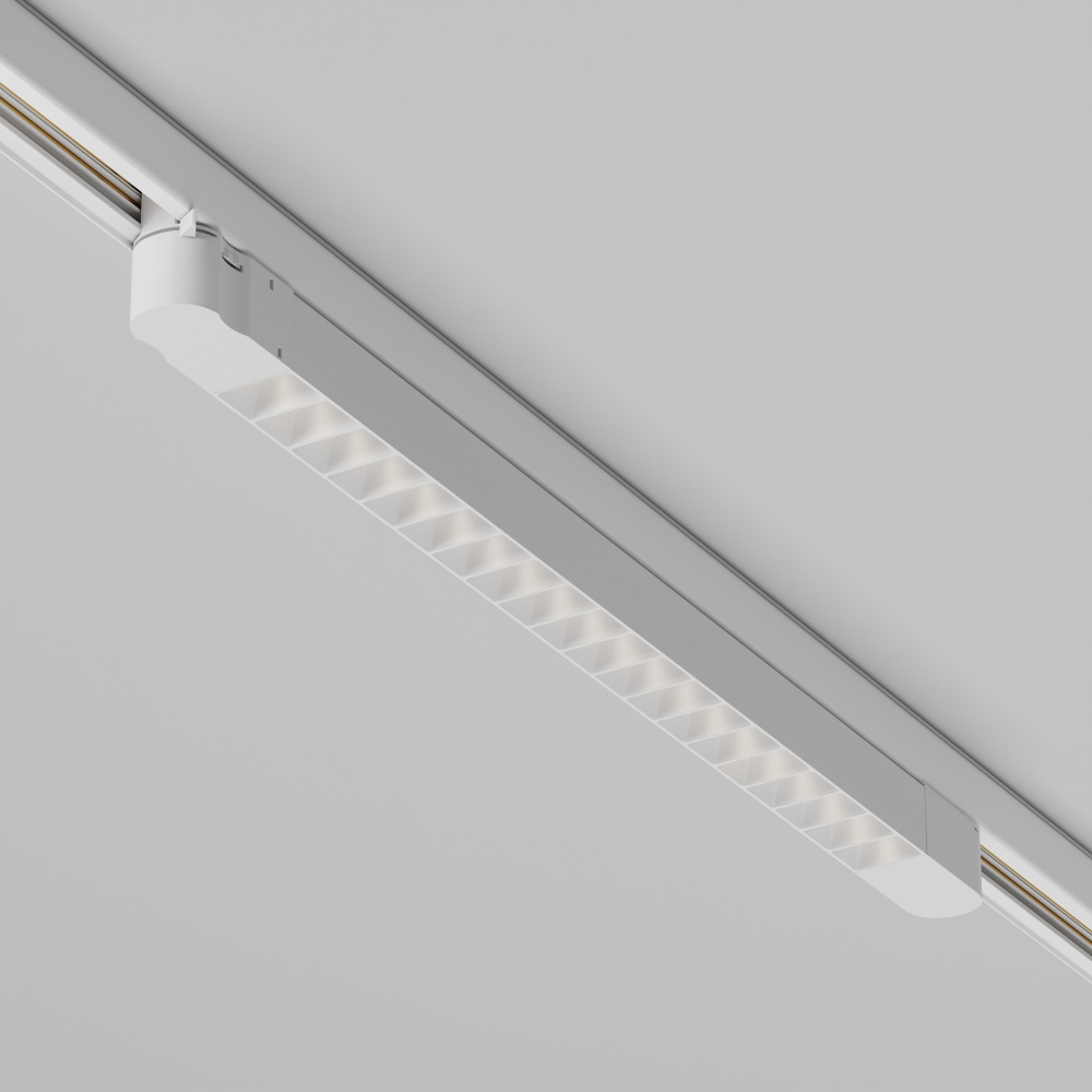 Трековый светильник 61*3,5*-6 см, *LED*20W, 4000K, Maytoni Technical Points TR195-3-20W4K-M-W(N), Белый