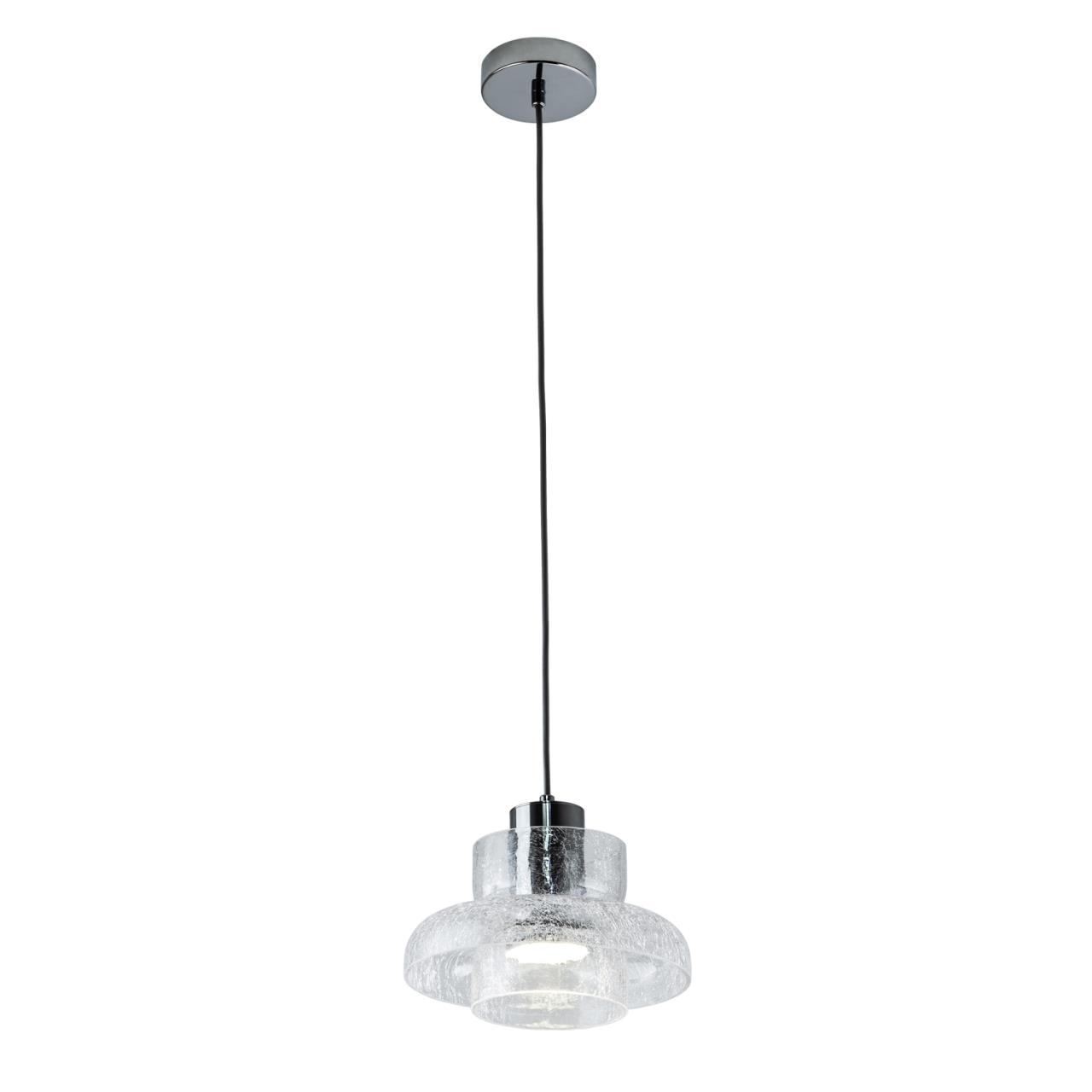Подвесной светильник 9x22x17см, LED, 10Вт, 3000 / 6500К, Modelux MS.1412.220 CR Хром