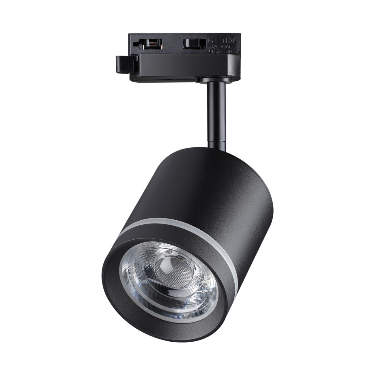 Светильник светодиодный 22 см, 15W, 4000K, NovoTech PORT ARUM 358801, черный