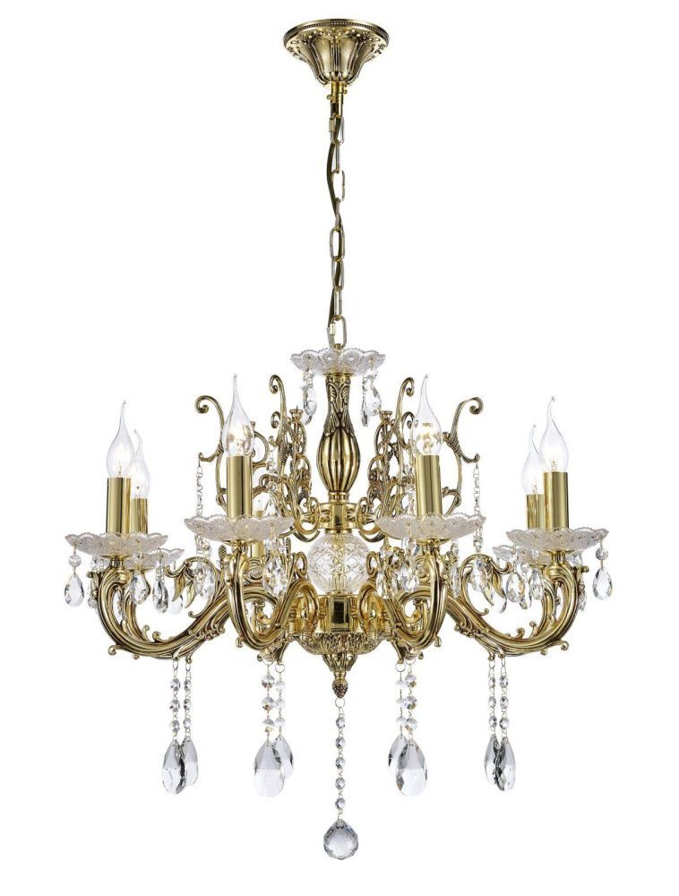 Люстра *69*60 см, 8*E14*40W, Dio D`arte Colzano Gold Colzano E 1.1.8.600 CG, Золото