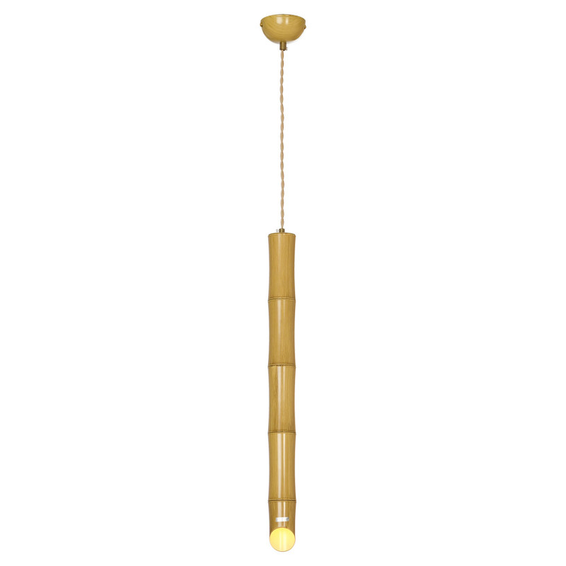 Подвесной светильник Lussole LSP-8563-4, 5*76 см, бамбук