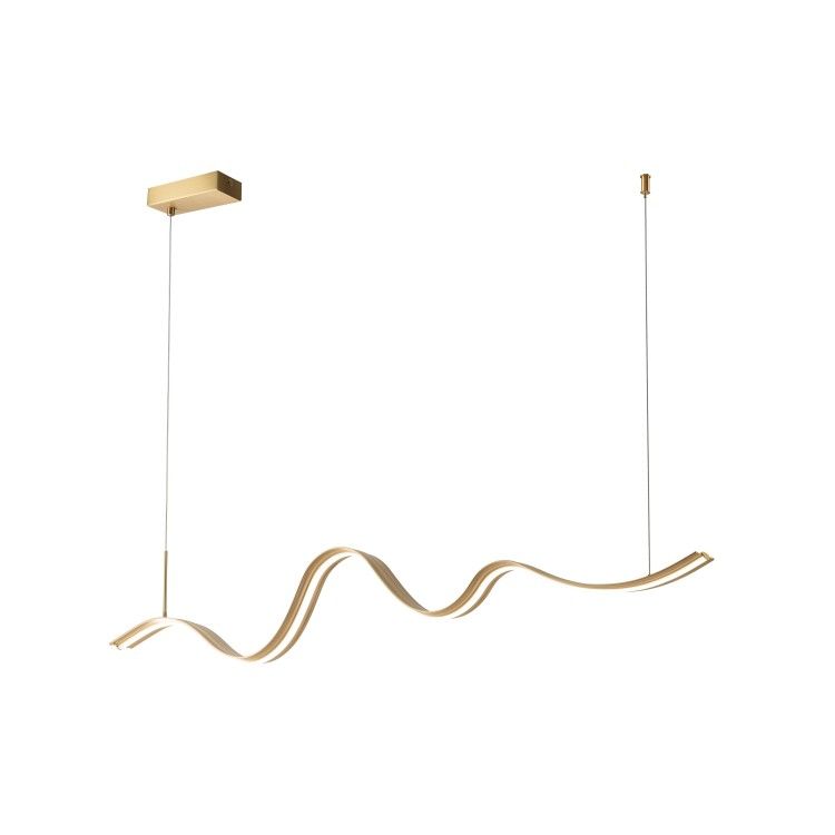 Подвесной светильник 120*6-40 см, LED*48W, 3000K, Belfast Ashdene T8102-12 BR SL, Латунь