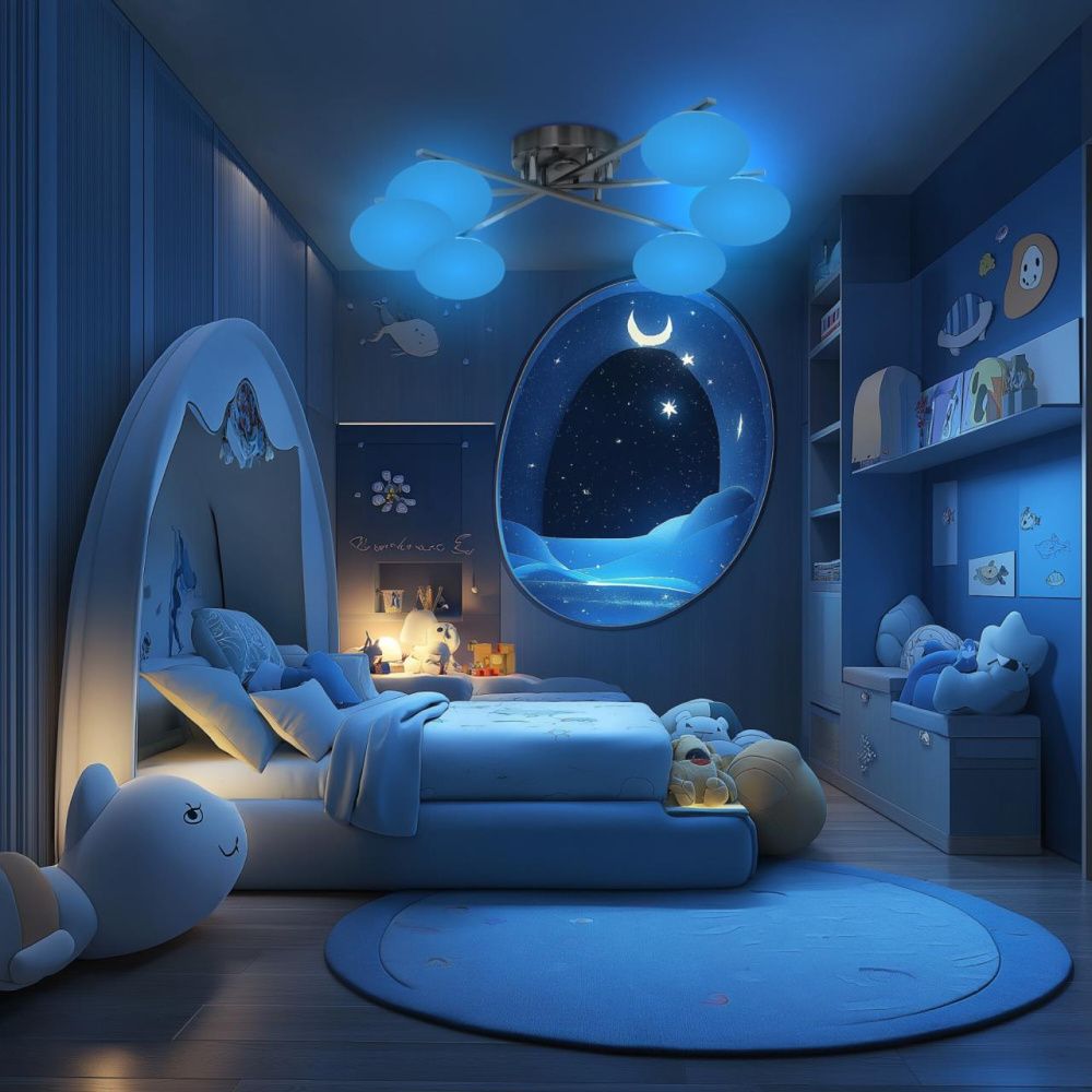 Светильник 87 см, 72W, 7560 Lm, 3000-5500K, 20-26 м2 Citilux ATMAN SMART CL226A161 RGB LED, матовый хром