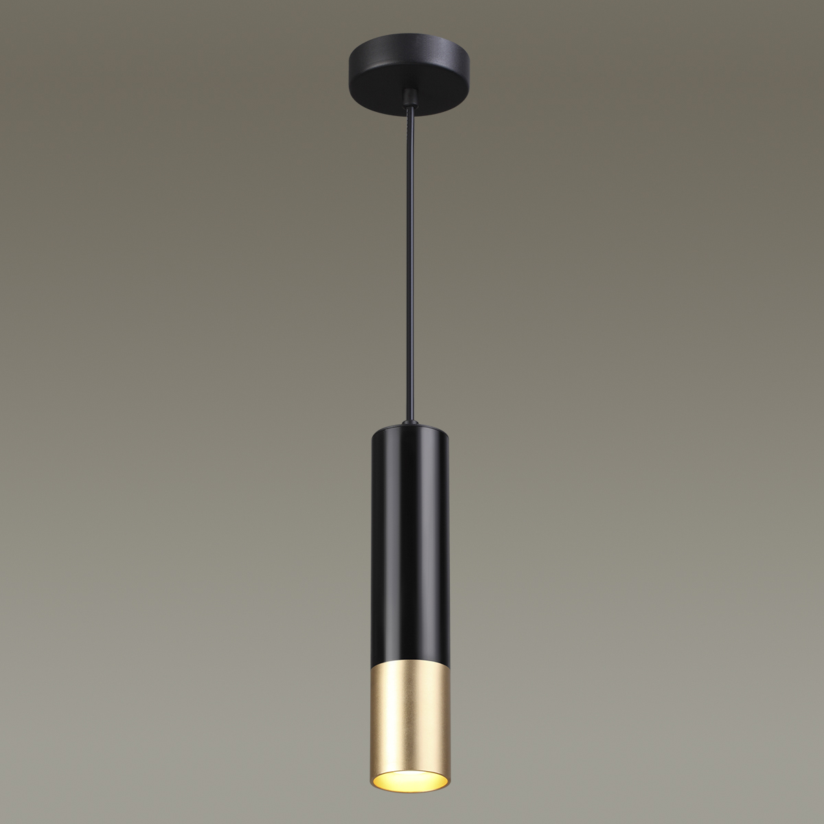 Подвесной светильник Odeon Light Corse 3876/1L черный, диаметр 5.5 см