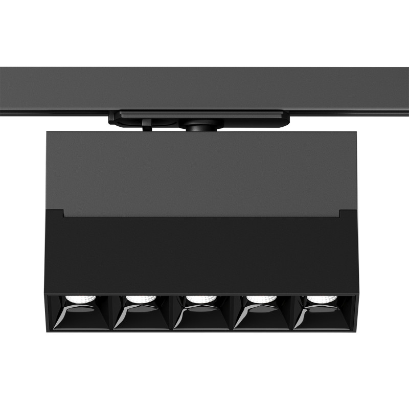 Светильник на шине 13,6*3,5*11,6 см, LED * 10W, 4000K, Denkirs Edder DK6446-BK, черный