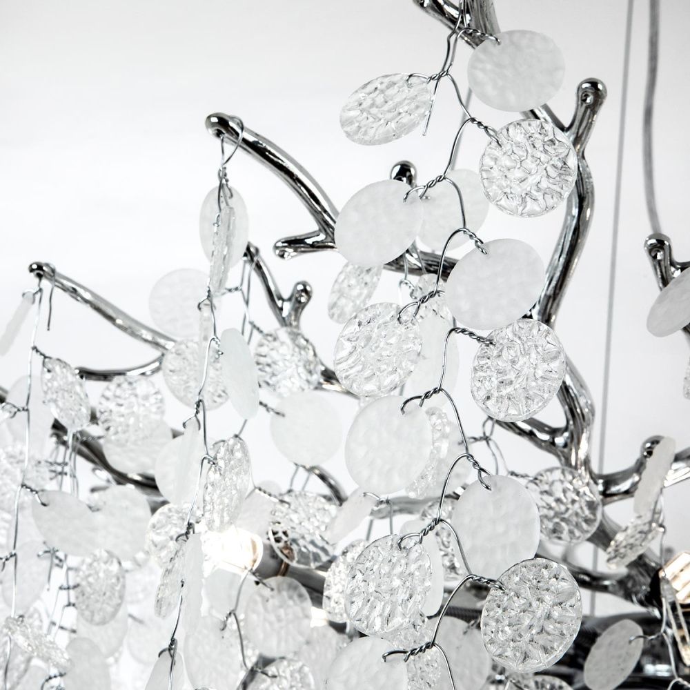 Подвесная люстра 76*76*140 см, G9 10xG9W, Хром MODESTYLE MS.2113.760