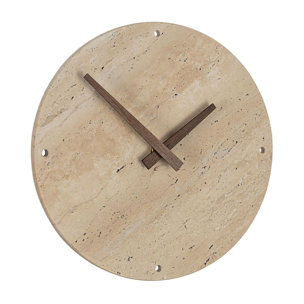 Светильник настенный с часами 23 см, 12W, 3000K, Citilux MARES CL246015 LED,  камень