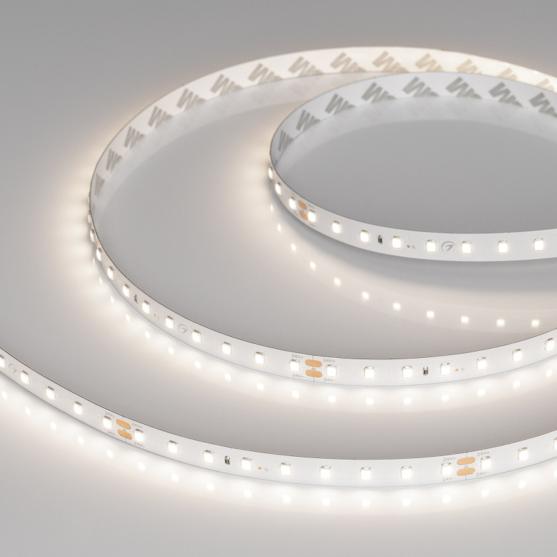 Лента RT-A90-10mm 24V Day4000 (4.8 W/m, IP20, 2835, 5m) (Arlight, высок.эфф.200 лм/Вт) 036207. Цена указана за 5 метров. Продается кратно 5 метрам.