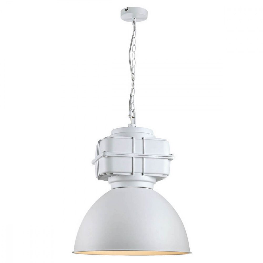Подвесной светильник Lussole Loft Arta GRLSP-9827, диаметр 41 см, белый