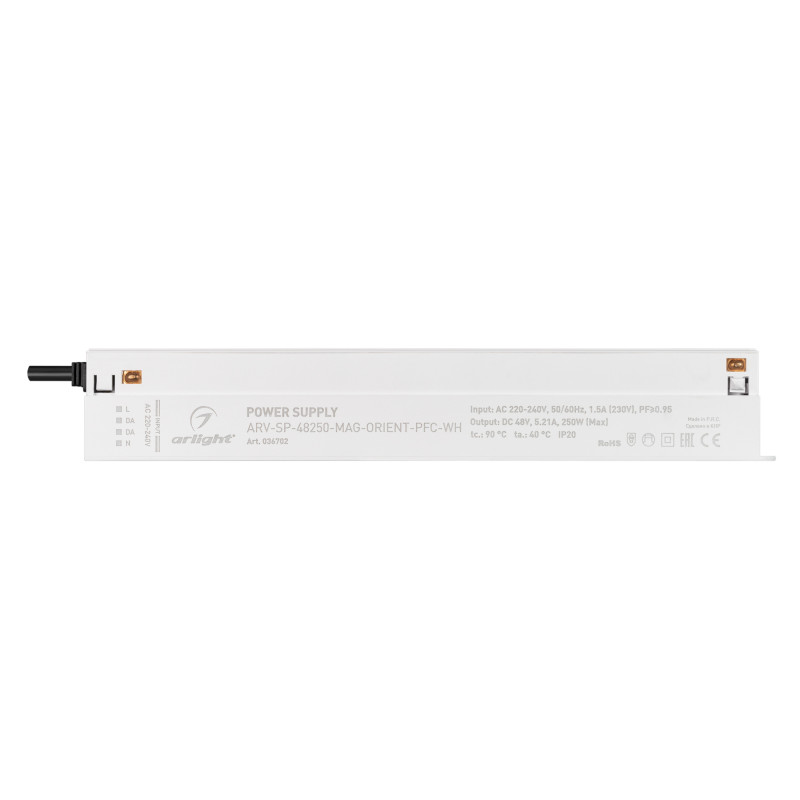Блок питания Arlight 036702 26,8*2,2*4,4 см.