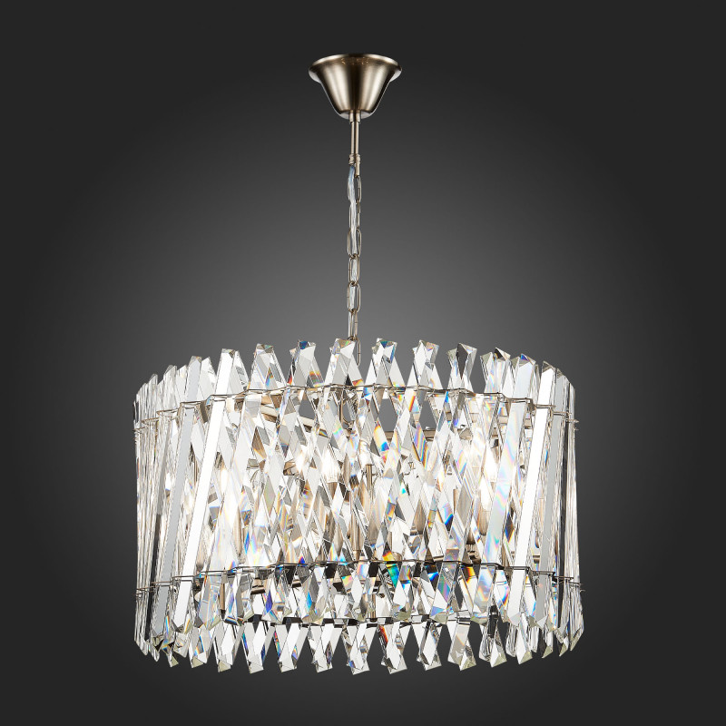 Люстра подвесная 50 см, ST LUCE FABIO SL1170.103.06 Никель