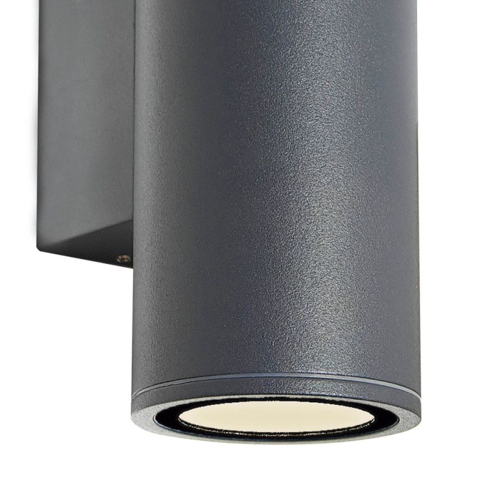 Уличный настенный светильник 6 см, Mantra Pere 9097, темно-серый