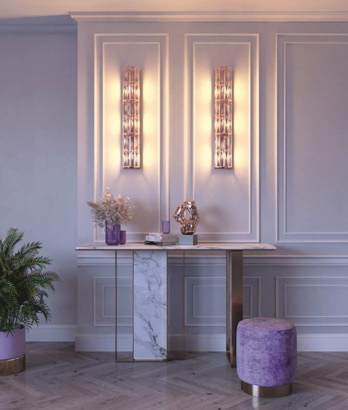 Светильник 75 см, Maytoni Facet MOD094WL-03G, золото