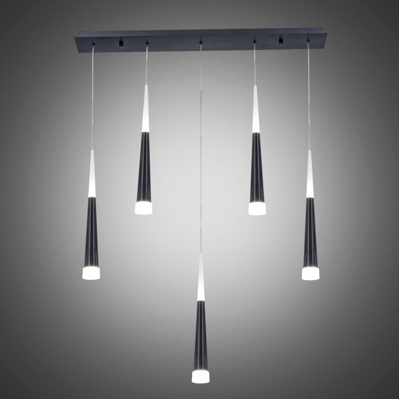 Светильник подвесной 93*10*160 см LED*35 W, 3000 К Citilux Вегас Черный CL227051