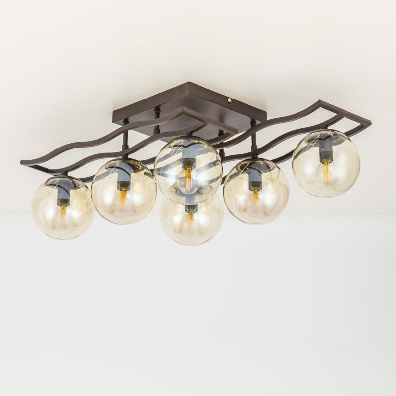 Светильник Citilux Бриз CL106265, коричневый