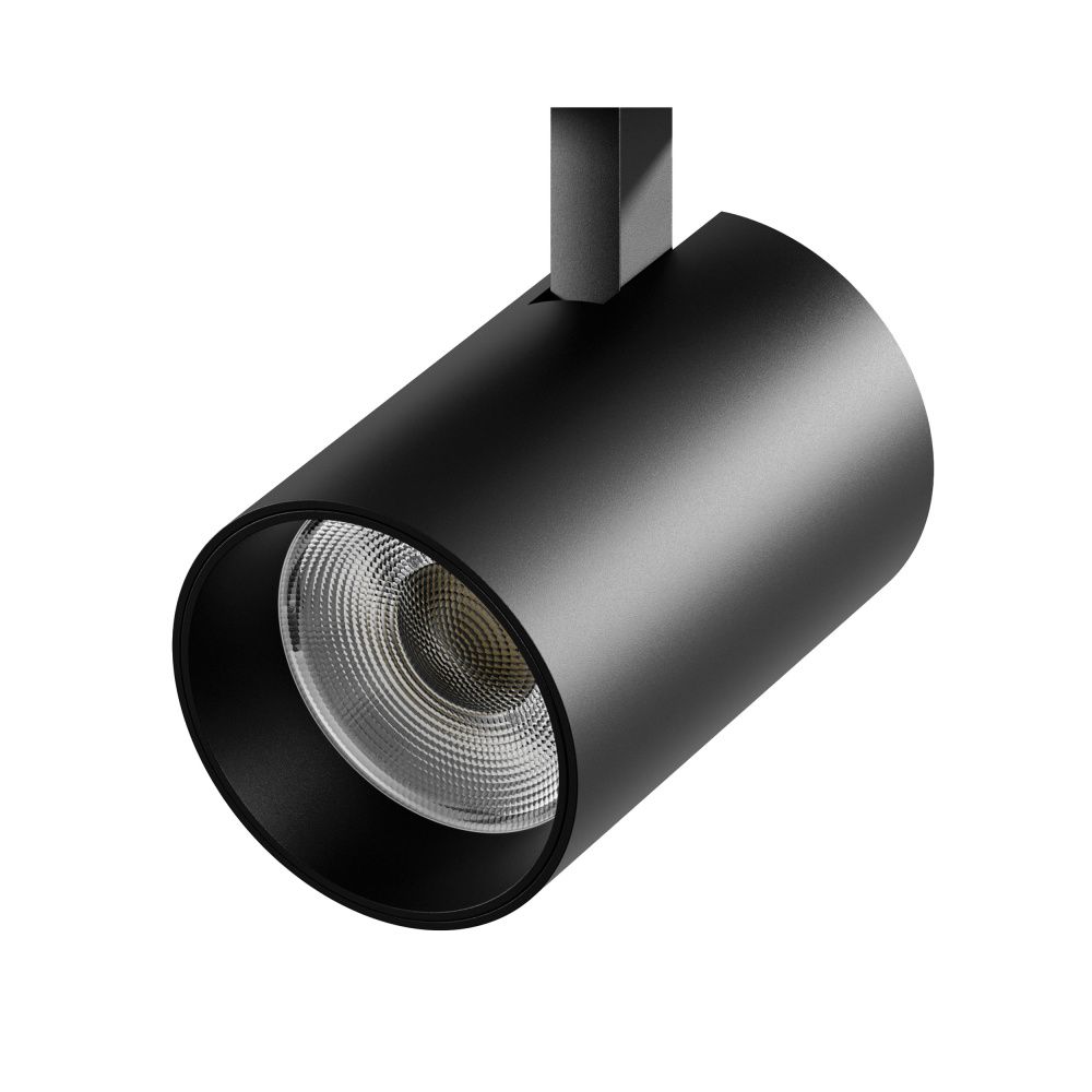 Светильник светодиодный (тушка) для трековых систем QUATTRO либо потолочный (накладной или встраиваемый) *9,4*10,8 см, 4000K, Lightstar Alta Base 215447, Черный