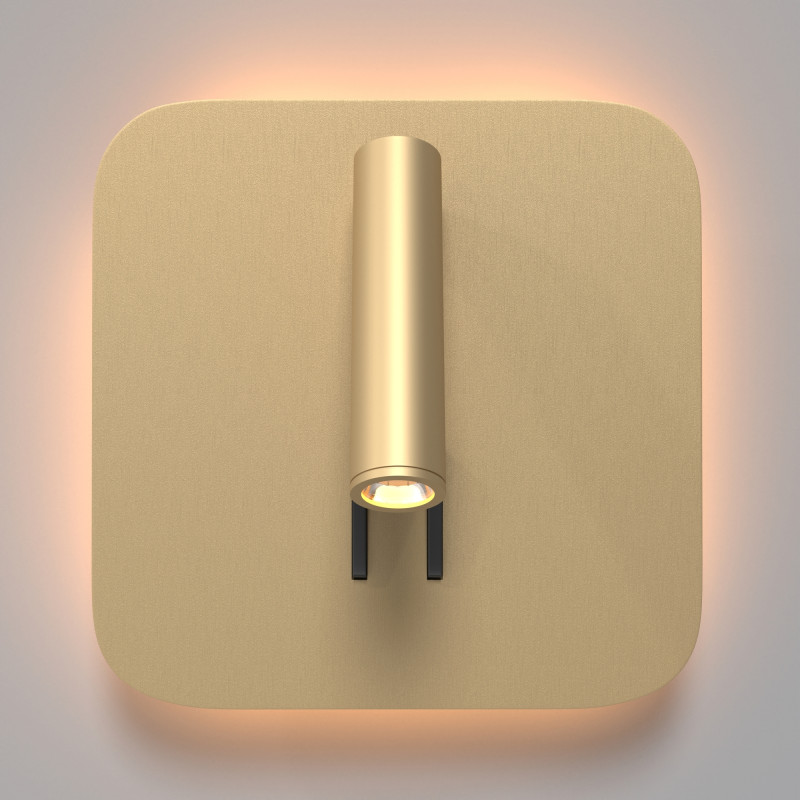 Настенное бра Maytoni Ios 176 C175-WL-01-6W-MG, 9W LED, 3000K, матовое золото
