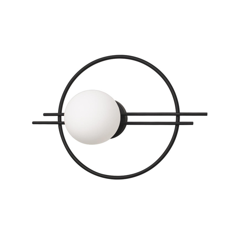 Бра 40* см, 1*G9*7W, Loft It 10143 Black Circle, Черный
