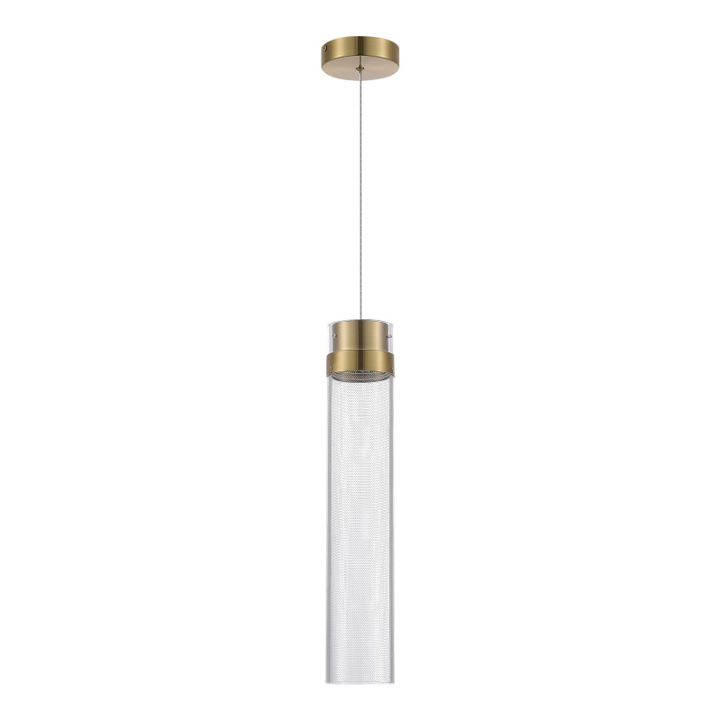 Светильник подвесной CHAMPAGNE 1*LED*12W 4000K ST LUCE SL6236.303.01 латунь