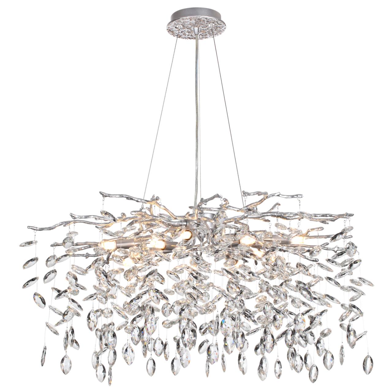 Люстра 60*60*150 см, 10 G9*40W, Odeon Light Delica, хром 4970/10