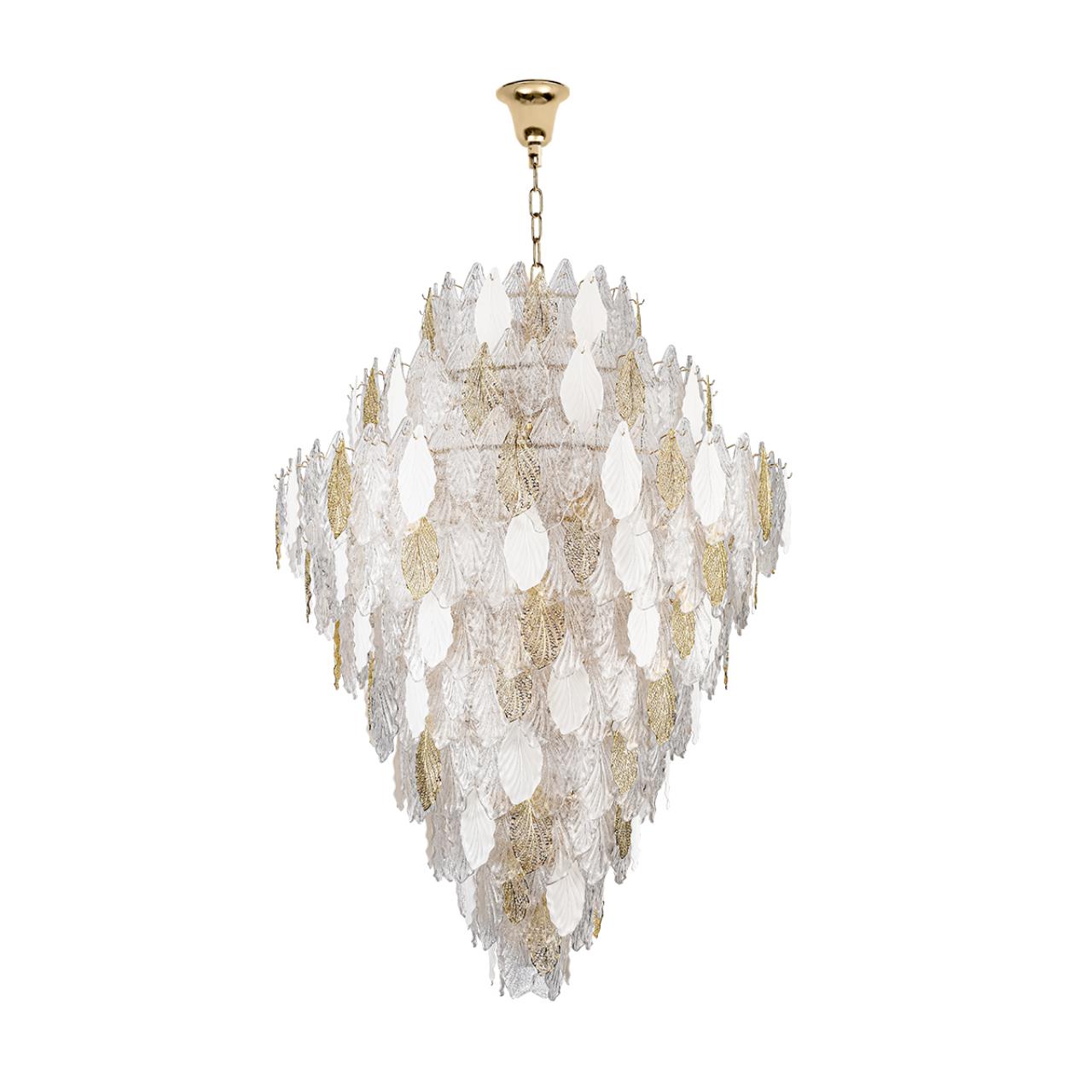 Люстра 125*125*381 см, 86 Е14*25W, Odeon Light Lace, золотой 5052/86