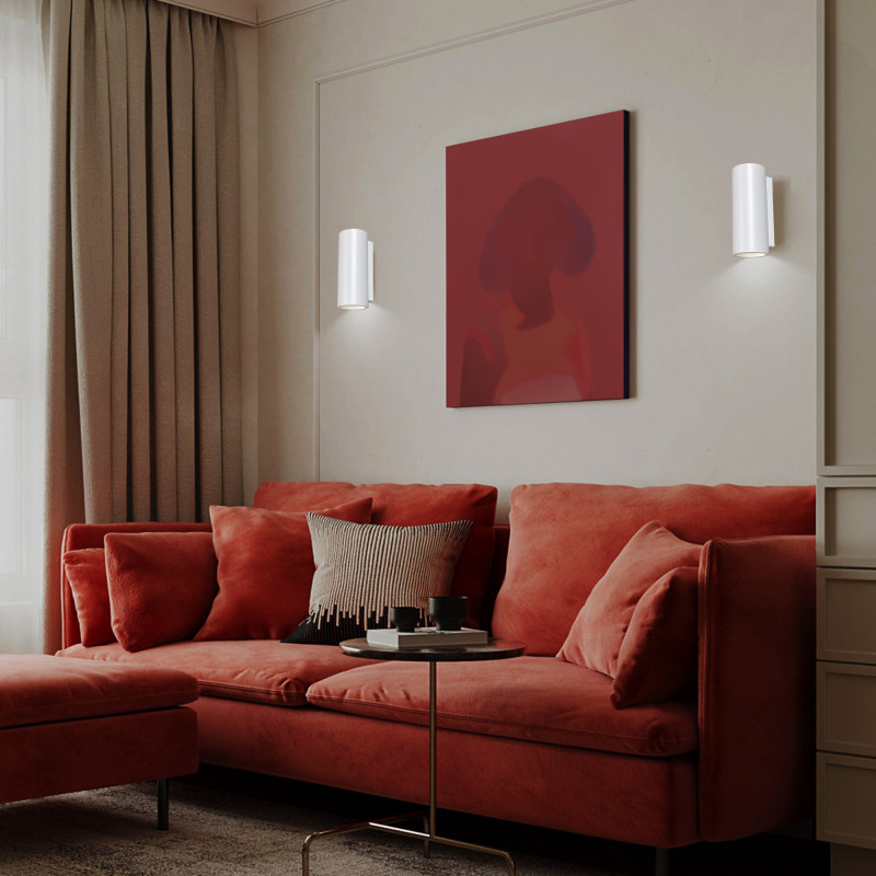 Светильник настенный Maytoni Parma C191-WL-02-W, LED 5W, белый