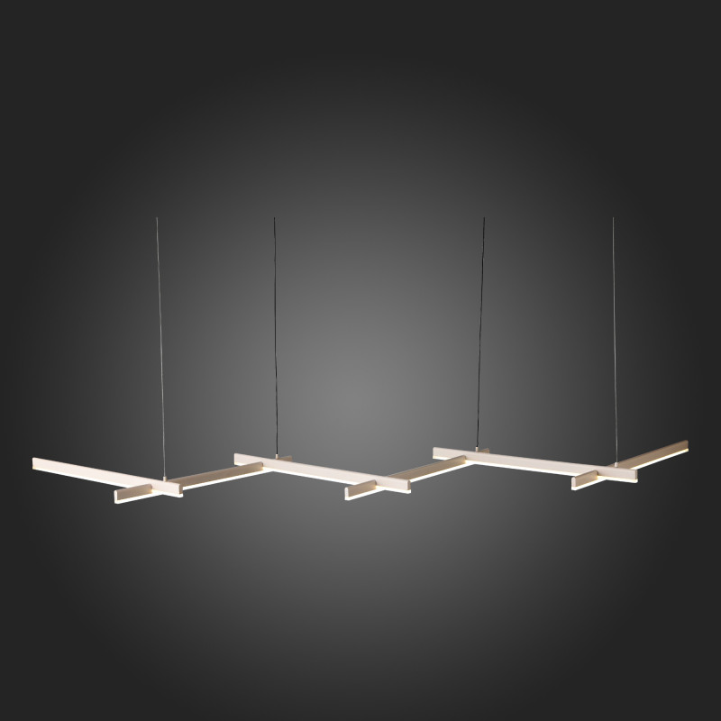 Светильник подвесной 185*60 см, 84W 4000K ST LUCE BASONI SL394.503.06 Белый