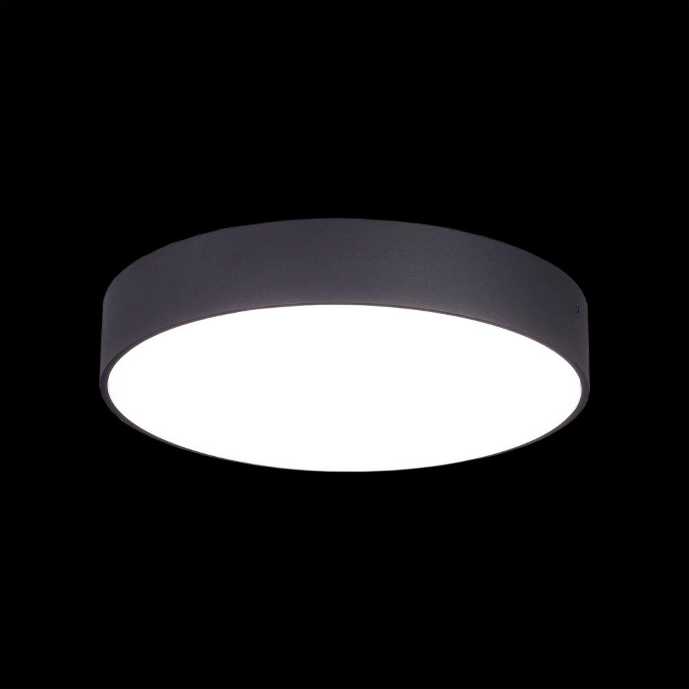 Светильник 22 см, 24W, 4000K Citilux Тао CL712242N Черный 2160lm