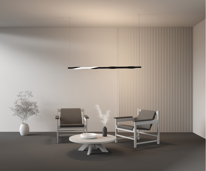 Радиусный профиль 40 см, Maytoni Led strip ALM-3535R-B-TL-90°-0.4M, черный