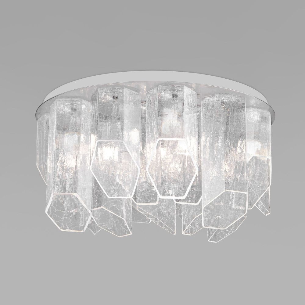Потолочный cветильник 70*70*37- см, 10*E27*60W, Bogate's Iceberg, 381/10 Smart, 4690389213328