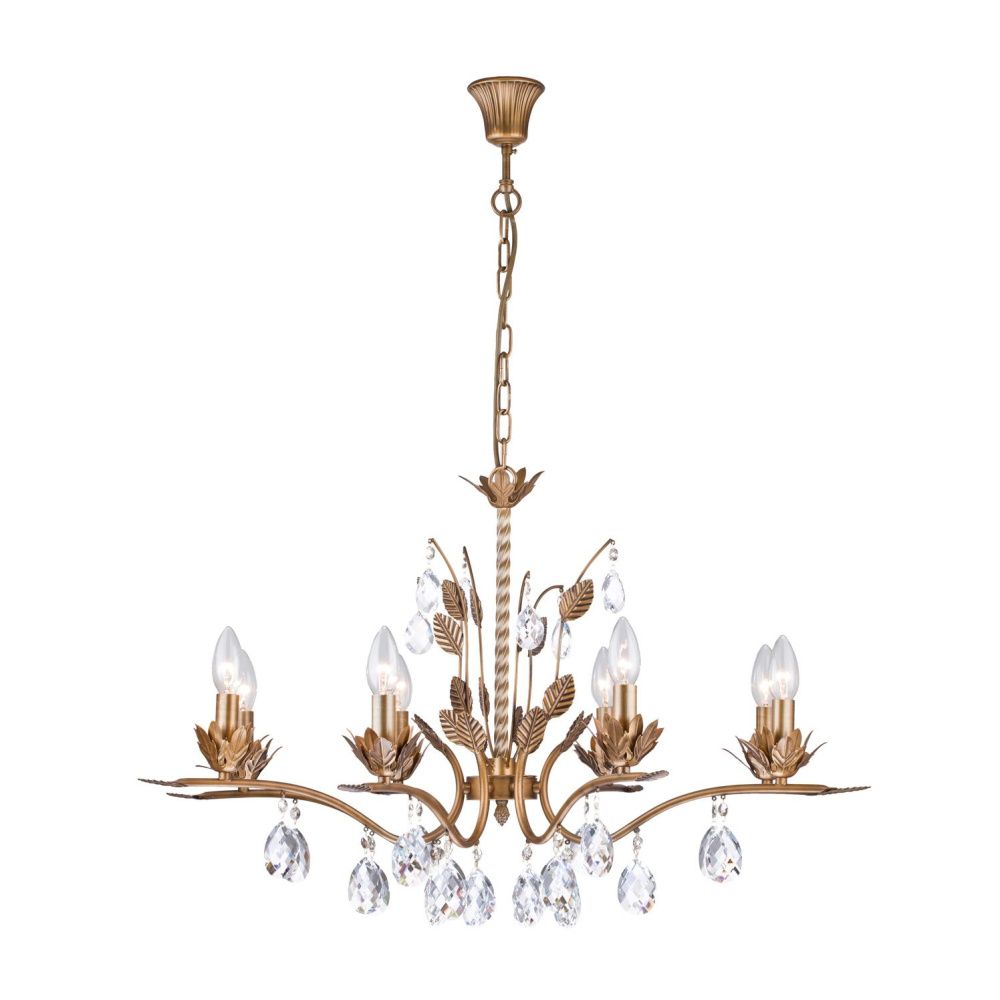 Люстра *86*42 см, 8*E14*40W, Arti Lampadari Merana Merana E 1.1.8 AG, Золото