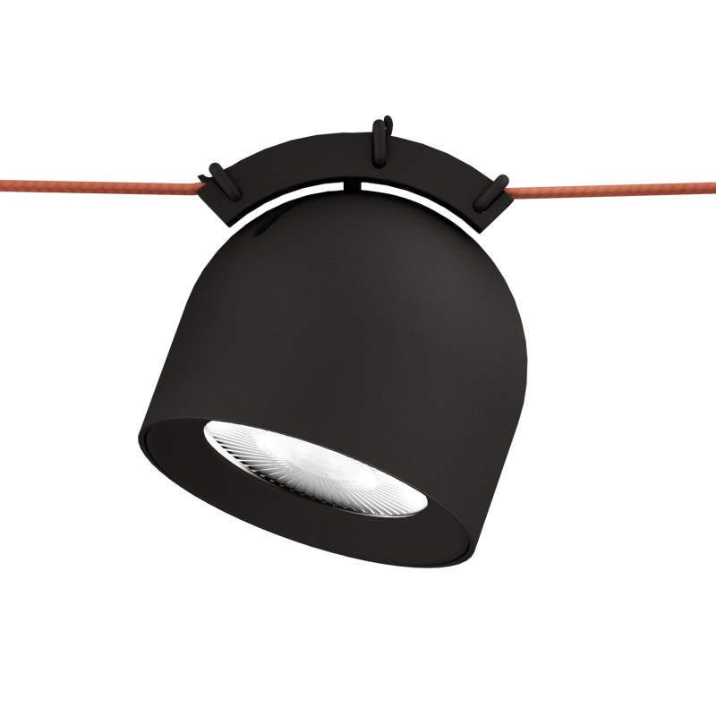 Светильник на шине 10*10,7 см, LED * 12W, 4000K, Denkirs Belty Spot DK5540-BK, черный