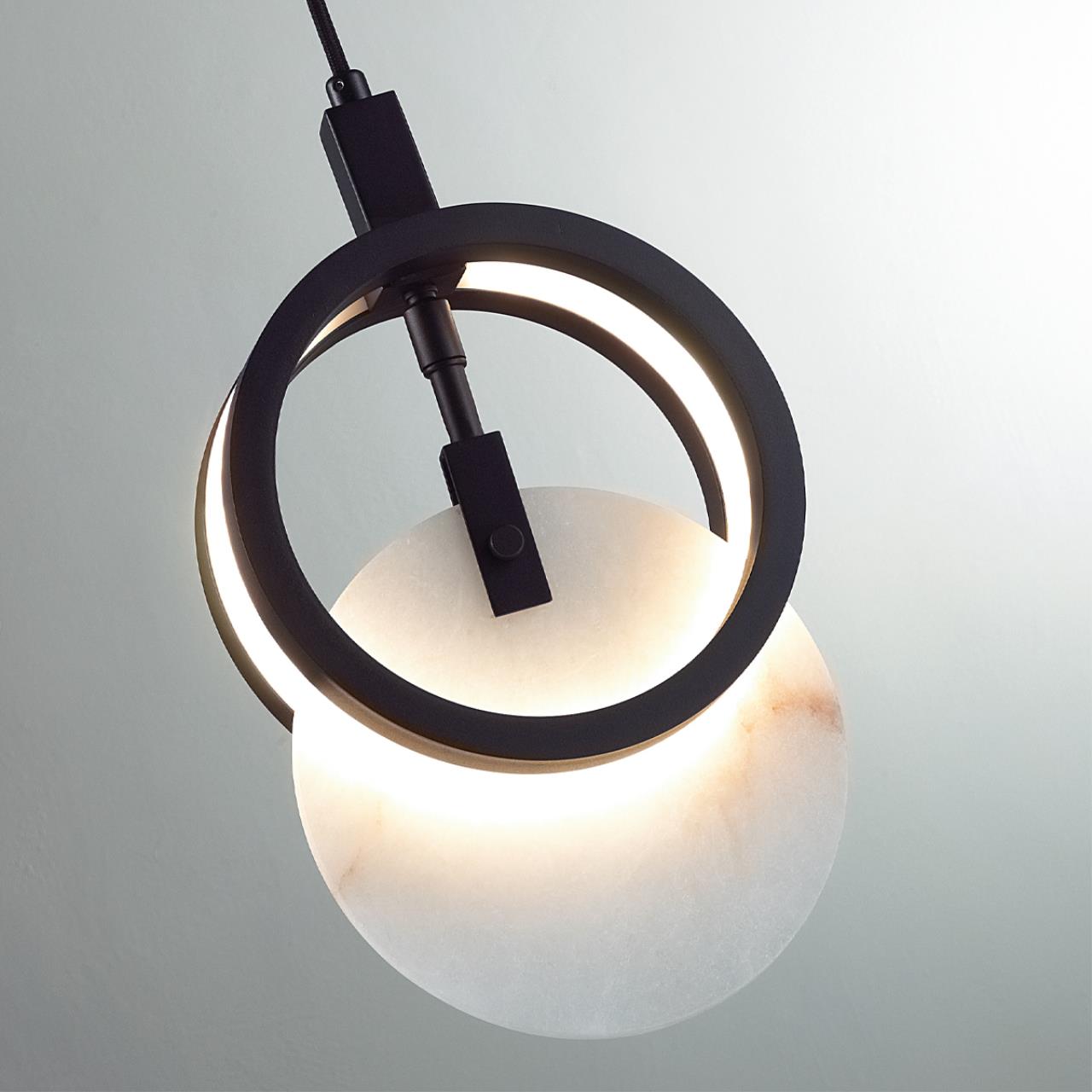 Подвес 1*LED*17W, 3000К, 986lm Odeon Light Mercury 5422/17L, черный
