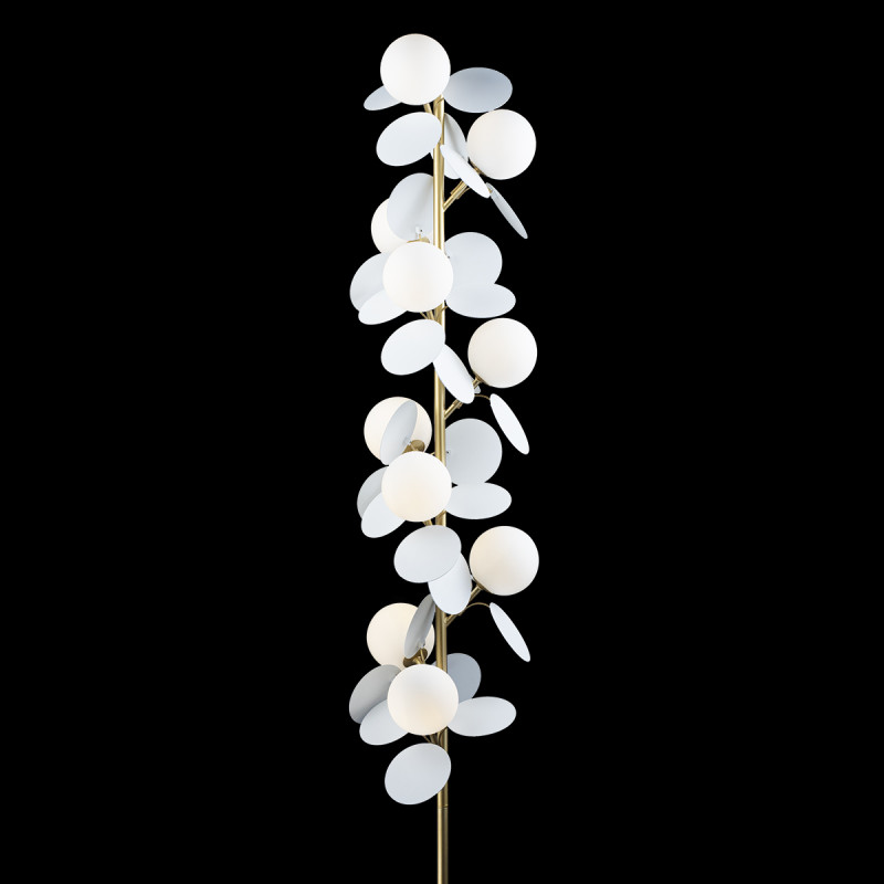 Торшер LOFT IT Matisse 10008F white, золото-белый