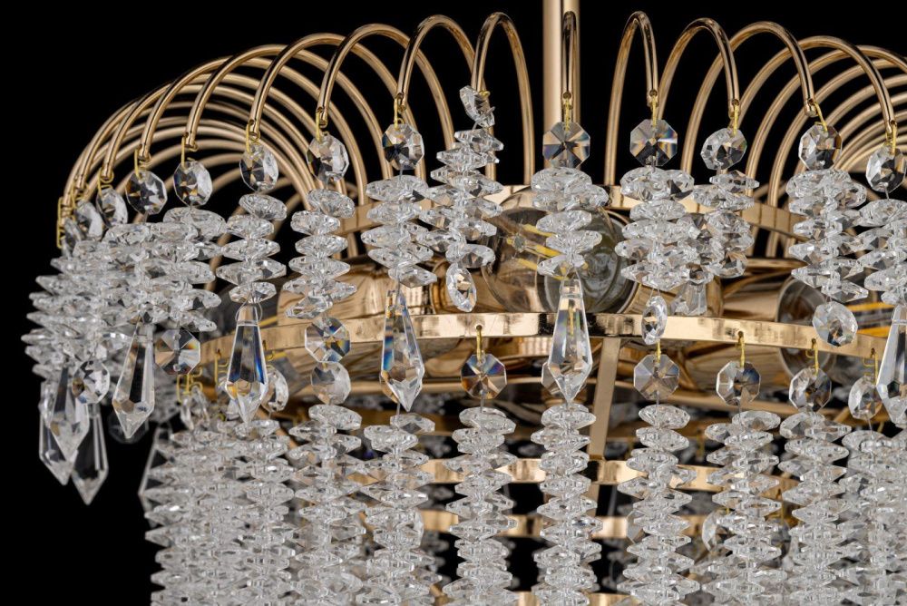 Люстра подвесная *40*50 см, 4*E27*40W, Arti Lampadari Sardinia Gold Sardinia E 1.5.40.105 G, золотой